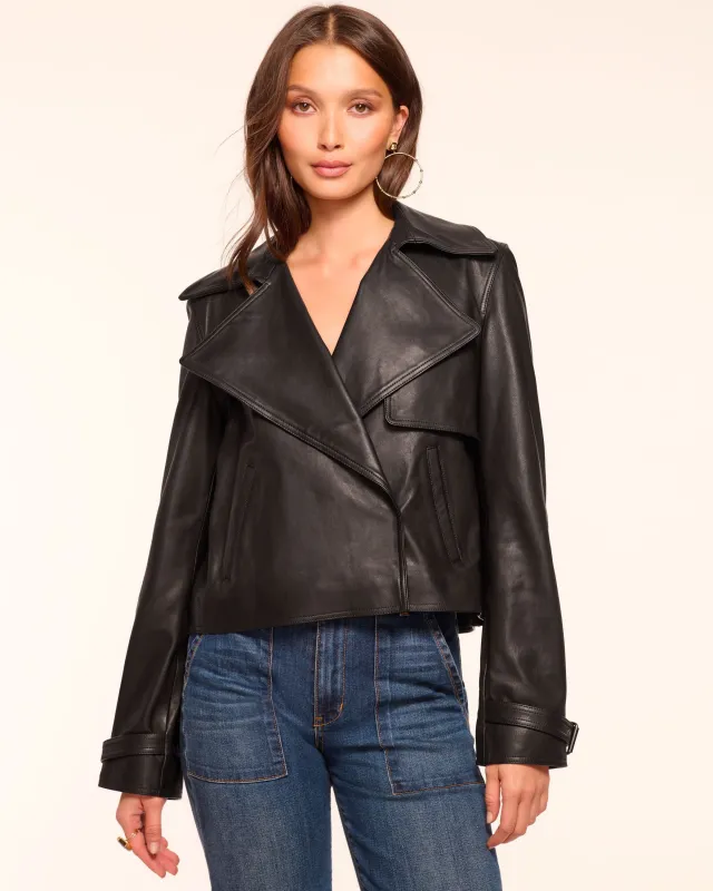 Rylie Leather Jacket sold by Ramy Brook