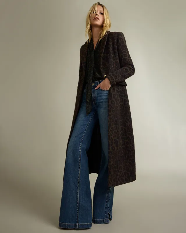 Julia Printed Wool Blend Coat sold by Ramy Brook