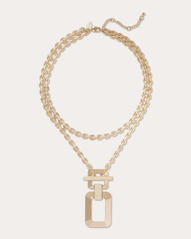 Lucia Statement Buckle Necklace sold by Ramy Brook