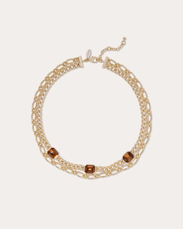 Lexi Gemstone Layered Necklace sold by Ramy Brook