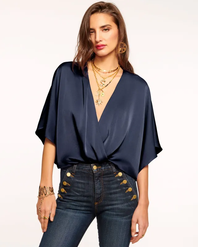 Mckinley V-Neck Bodysuit sold by Ramy Brook