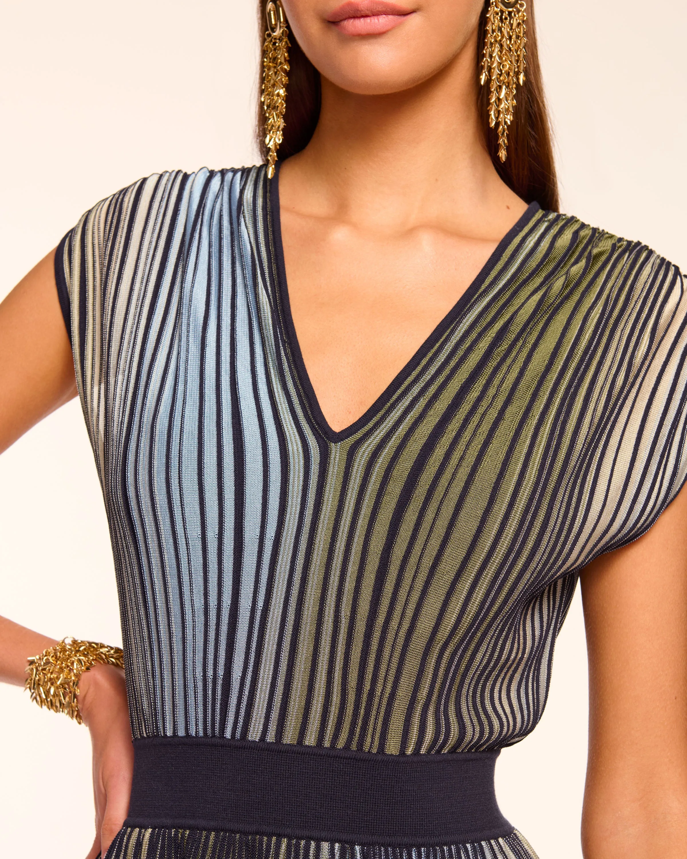 Marisol Ombre Knit Mini Dress sold by Ramy Brook product image thumbnail 3