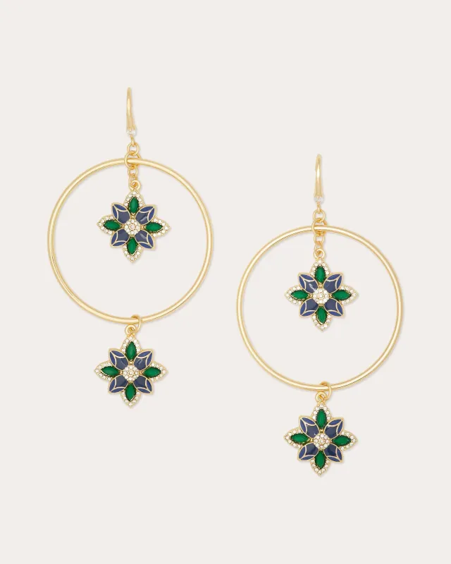 Camila Flower Charm Earrings sold by Ramy Brook