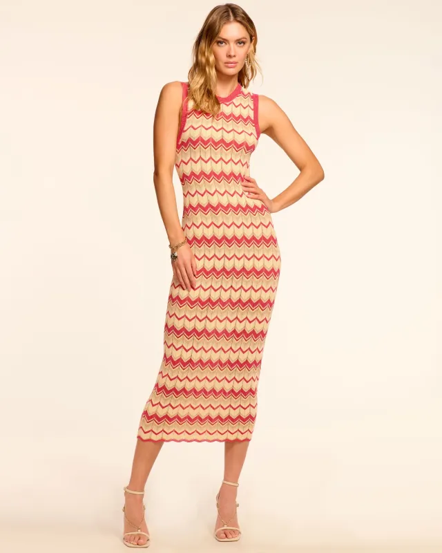 Declan Metallic Knit Midi Dress sold by Ramy Brook
