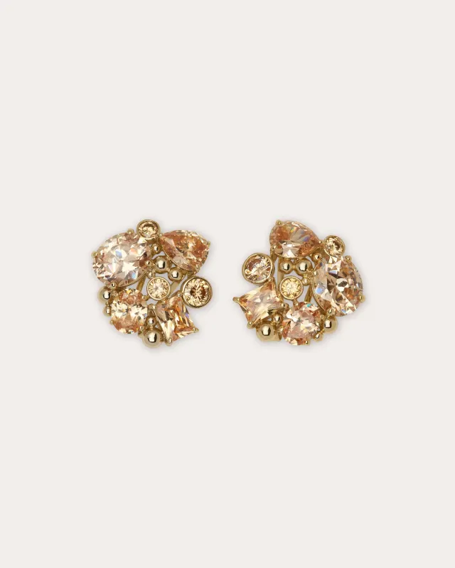 Lizzy Gemstone Stud Earrings sold by Ramy Brook