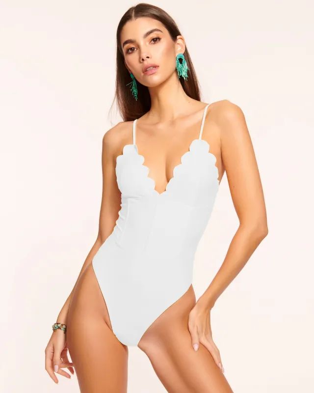 Mikayla Scalloped One Piece Swimsuit sold by Ramy Brook