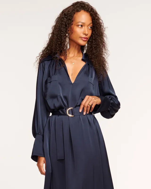Cecilia Belted Midi Dress sold by Ramy Brook
