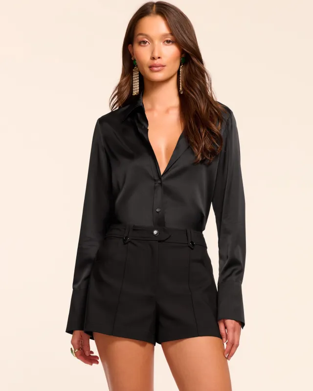 Marco Stretch Cotton Mini Skirt sold by Ramy Brook