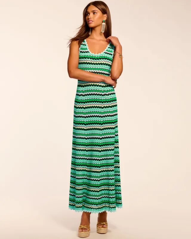 Livia Knit Scoop Neck Maxi Dress made by Ramy Brook
