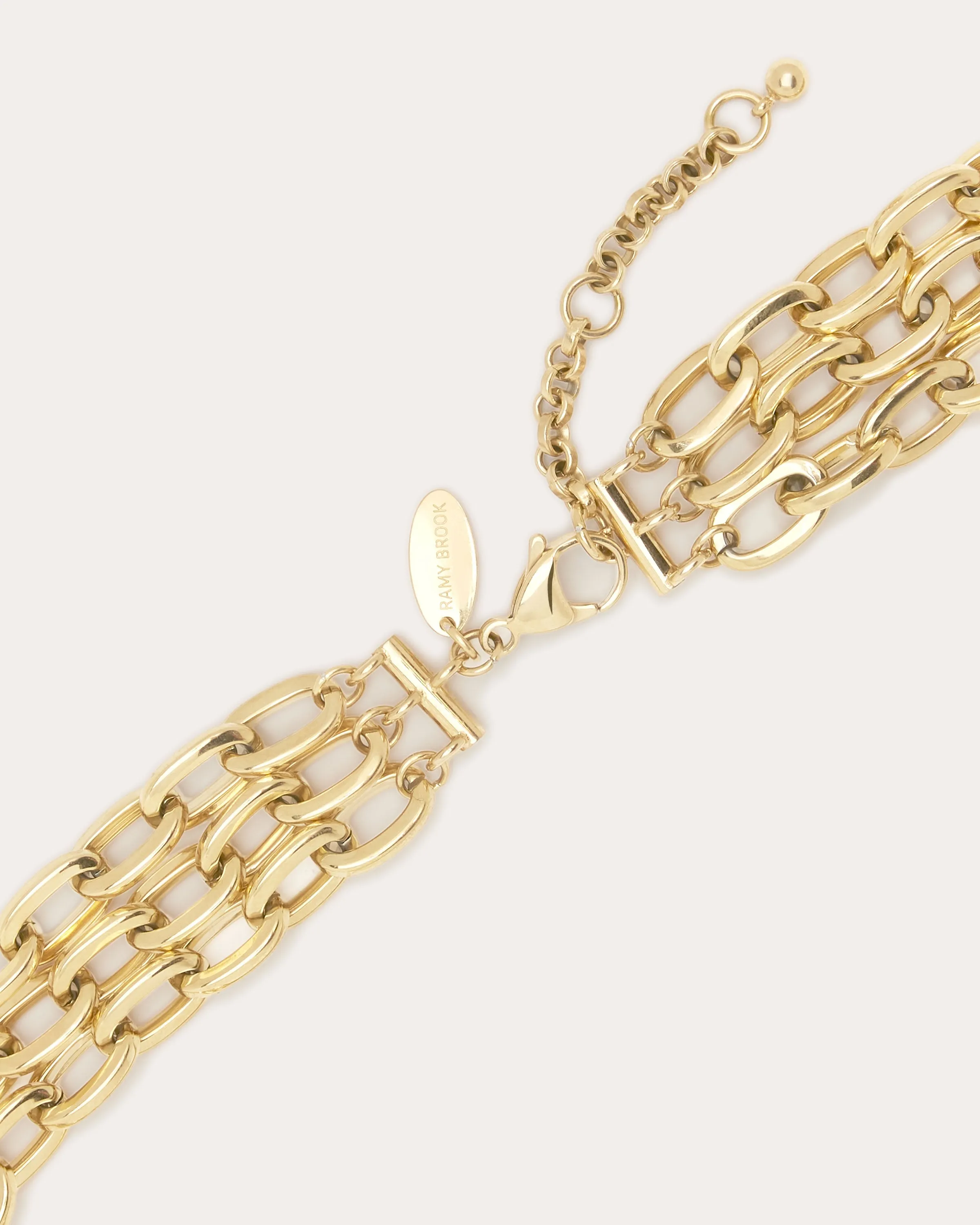 Millie Multicolor Stone Layered Necklace sold by Ramy Brook product image thumbnail 3