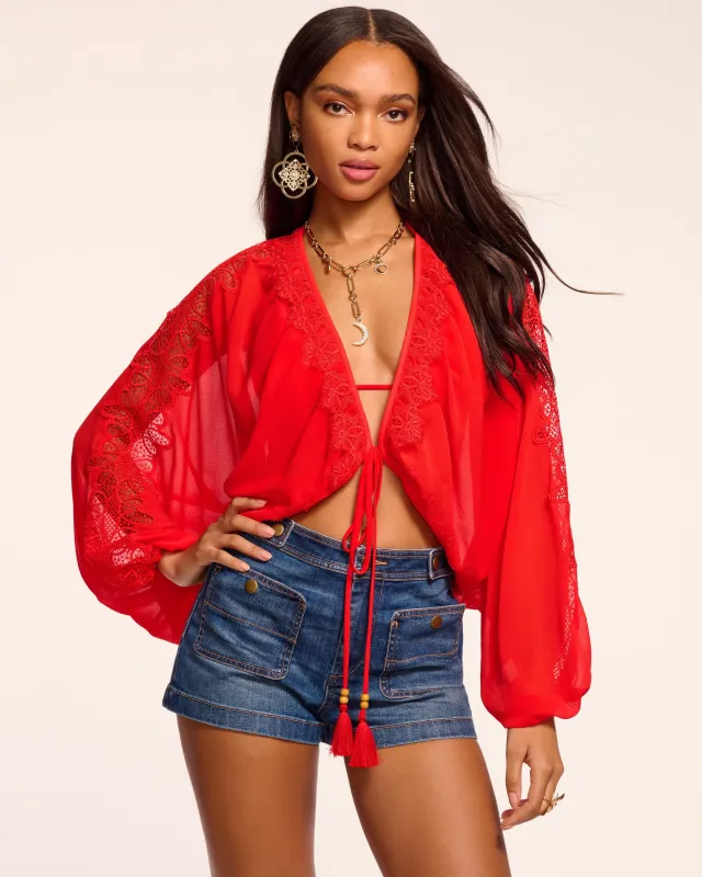 Ange Embellished Coverup Top sold by Ramy Brook