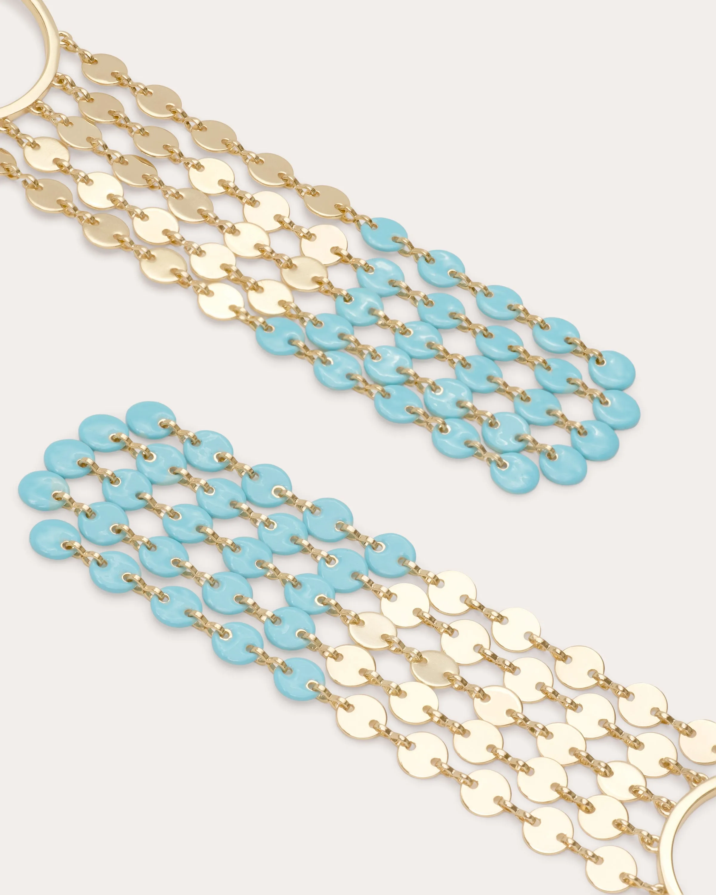 Miraya Enamel Chandelier Earrings sold by Ramy Brook product image thumbnail 2