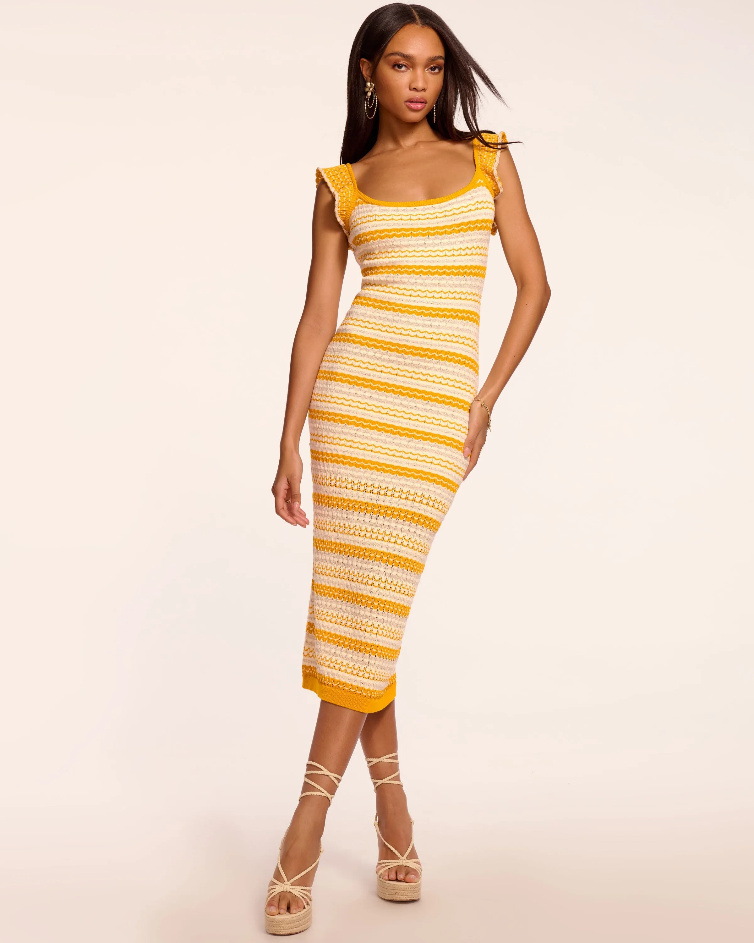 Kit Knit Sleeveless Midi Dress sold by Ramy Brook