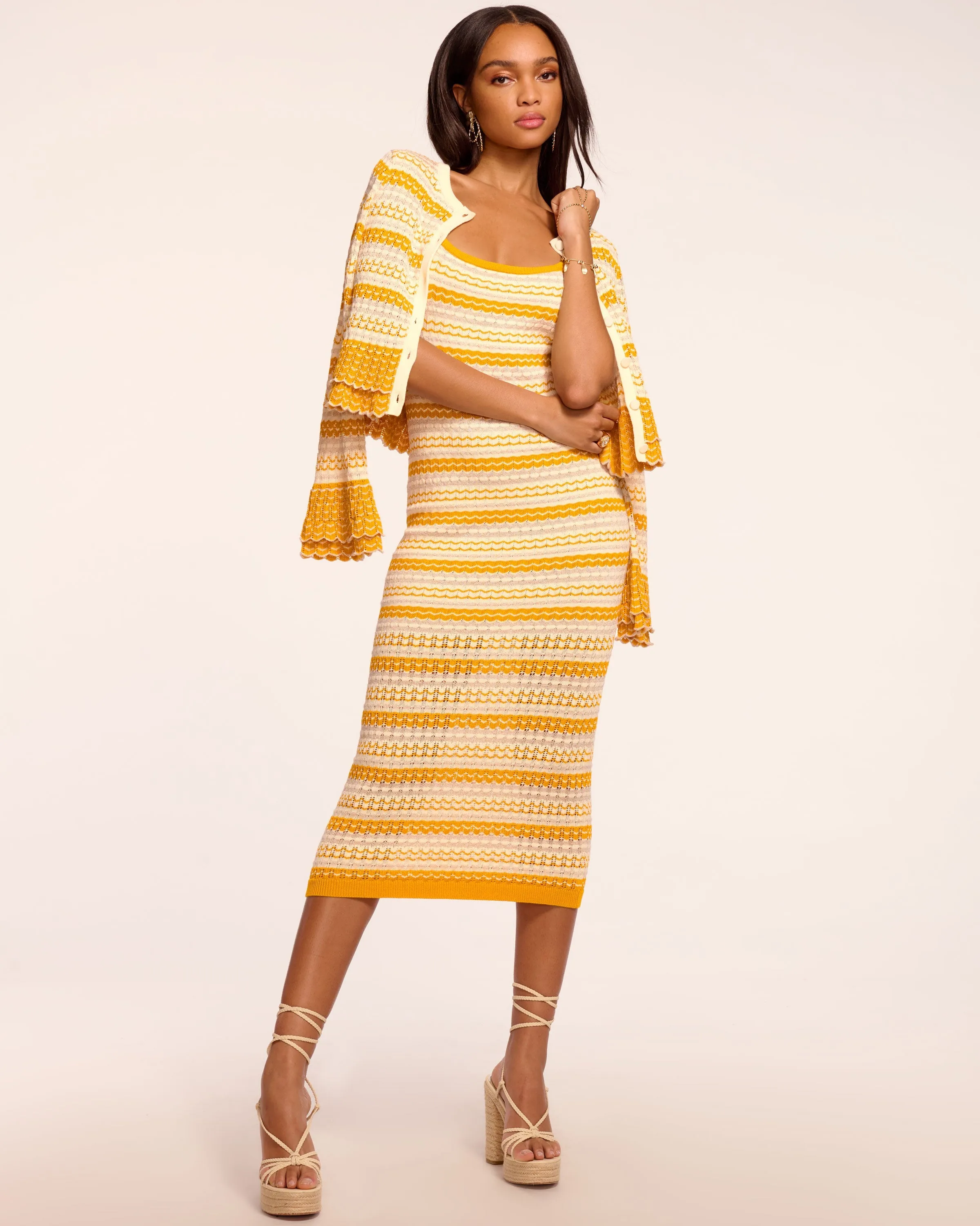 Kit Knit Sleeveless Midi Dress sold by Ramy Brook product image thumbnail 4