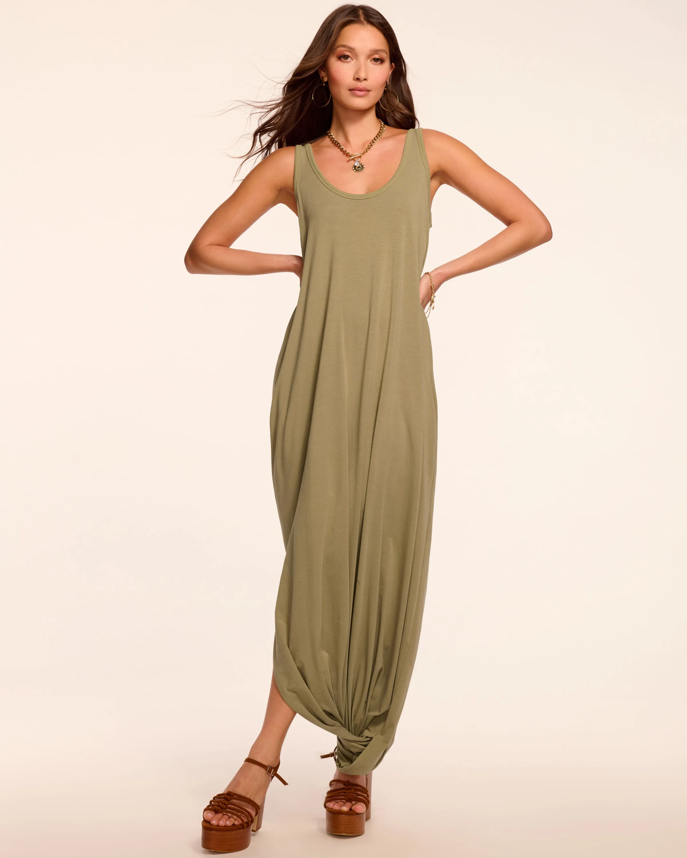 Ellison Knit Scoop Neck Midi Dress sold by Ramy Brook