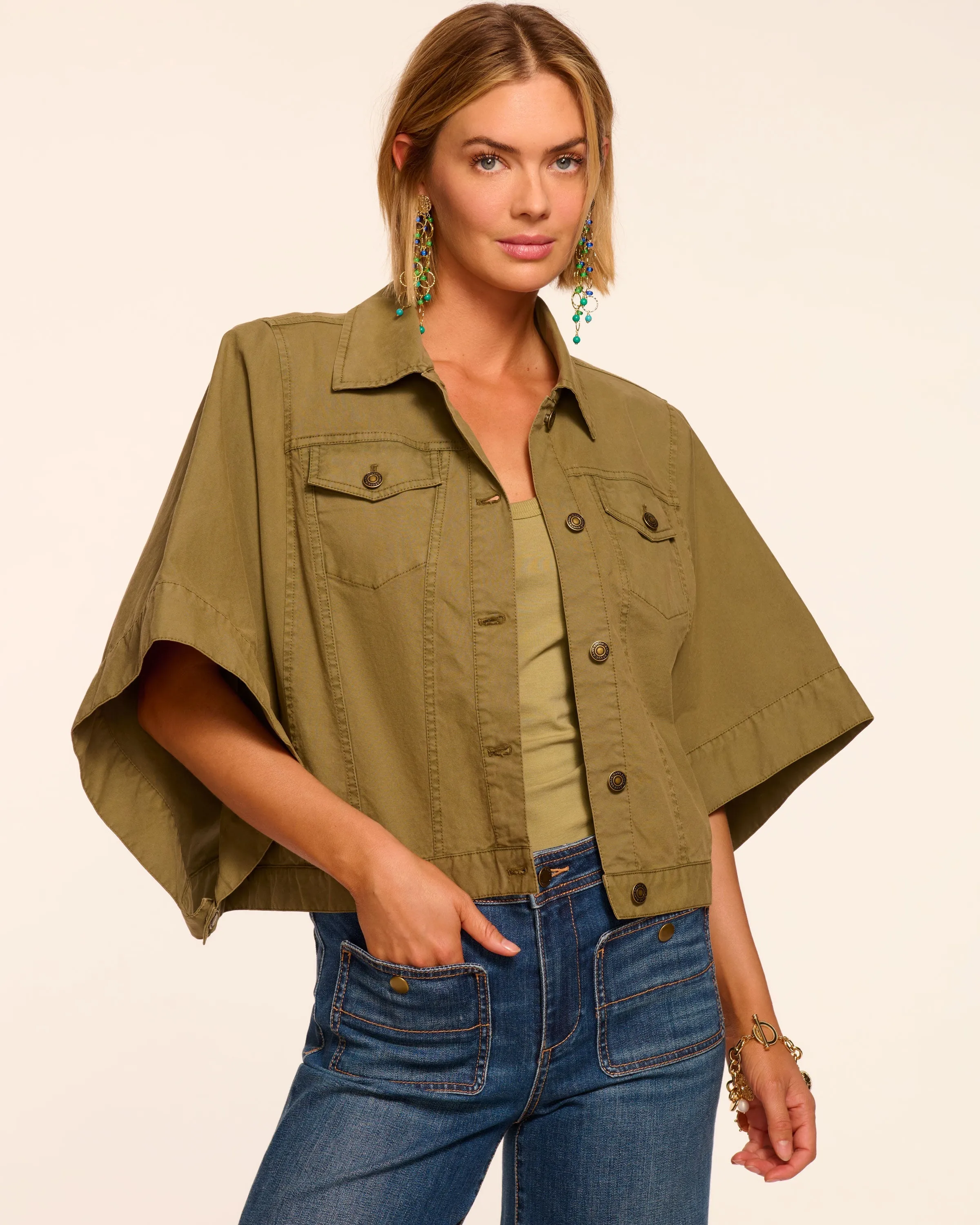 Beatrice Canvas Jacket sold by Ramy Brook product image thumbnail 2