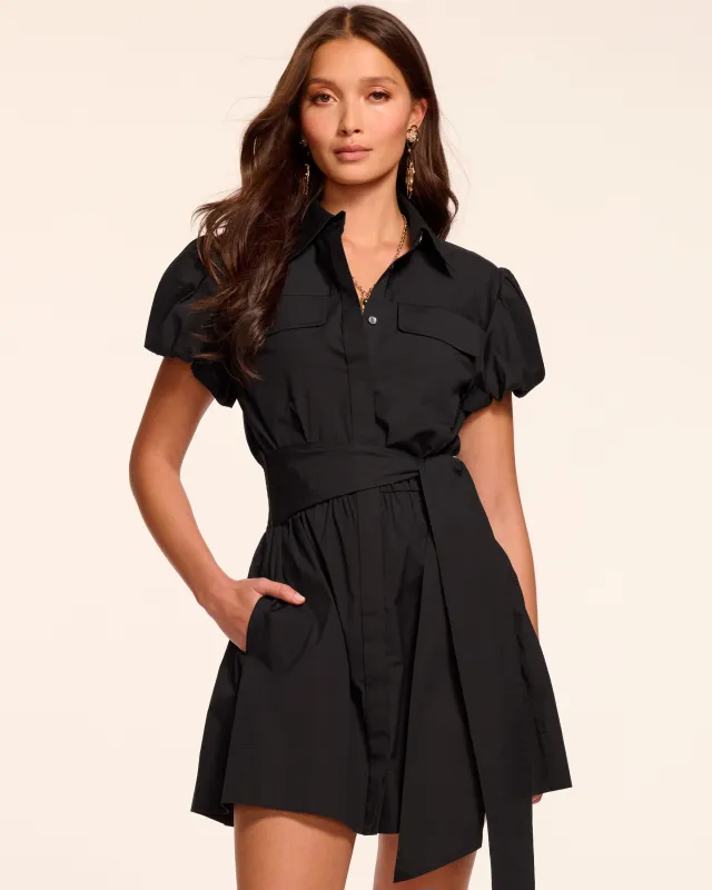 Nicky Cotton Poplin Short Sleeve Mini Dress made by Ramy Brook
