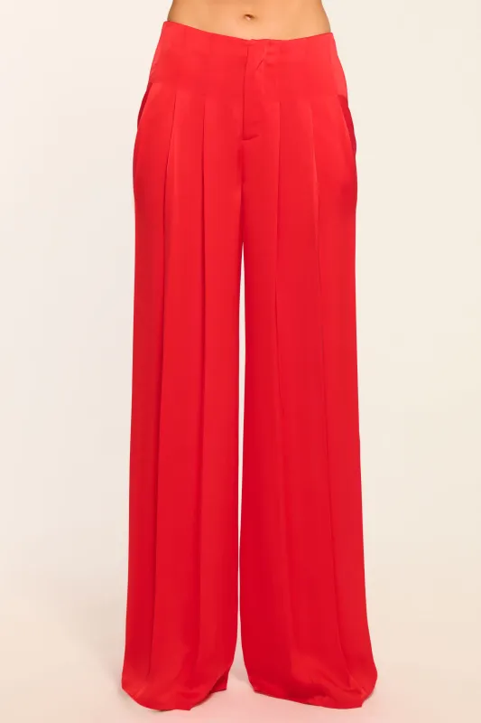 Yvette Pleated Wide Leg Pant sold by Ramy Brook