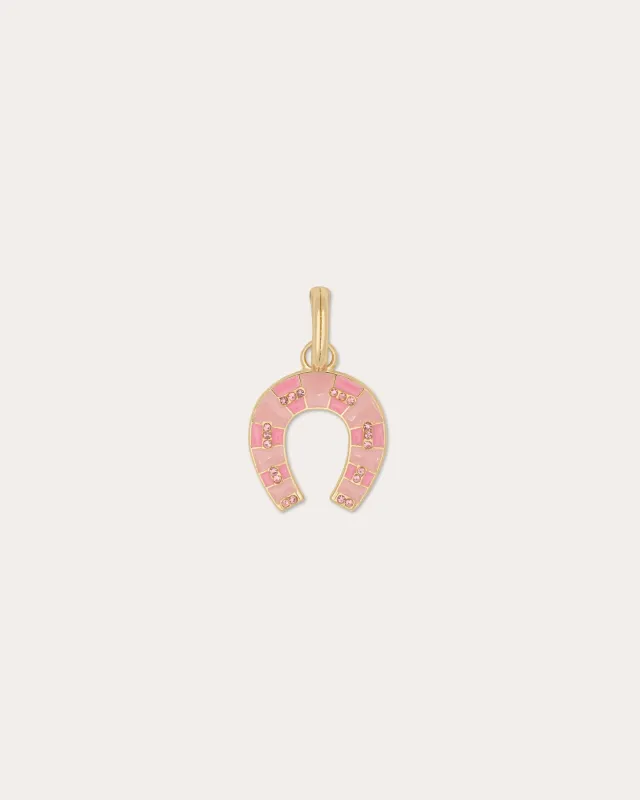 Enamel Horseshoe Charm made by Ramy Brook