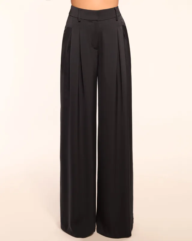 Oscar Pleated Wide Leg Pant sold by Ramy Brook