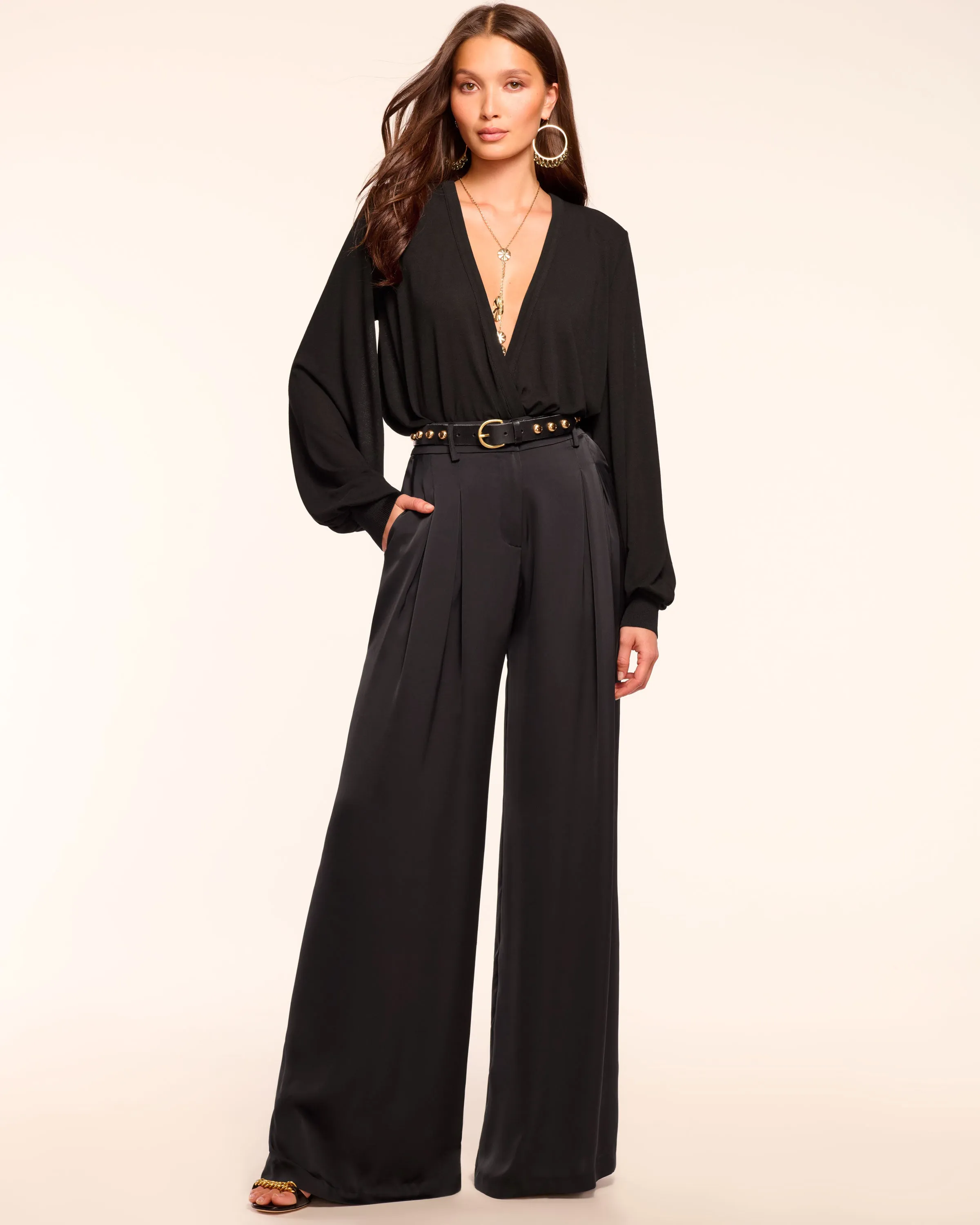 Oscar Pleated Wide Leg Pant sold by Ramy Brook product image thumbnail 2