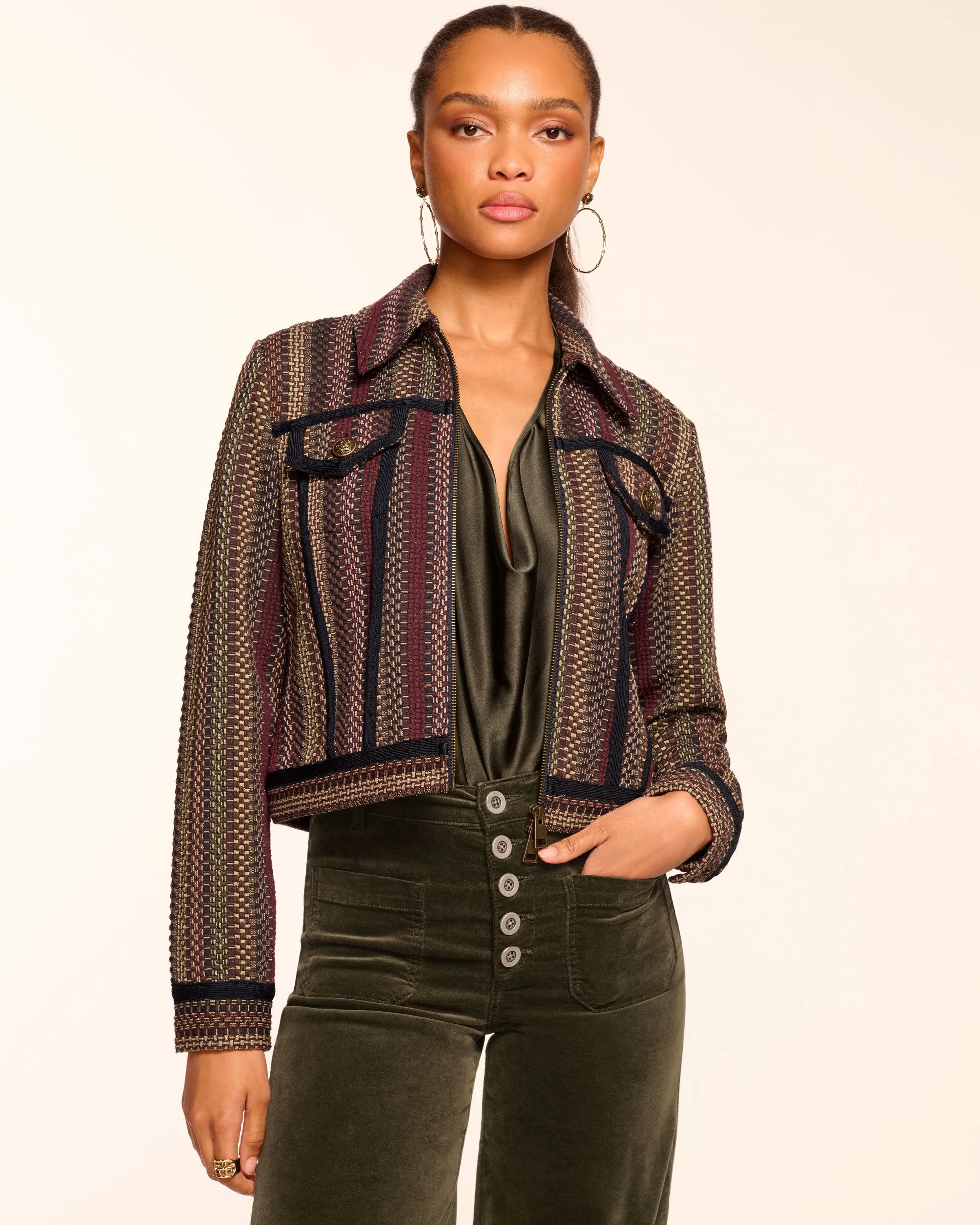 Julie Tweed Jacket sold by Ramy Brook product image thumbnail 2