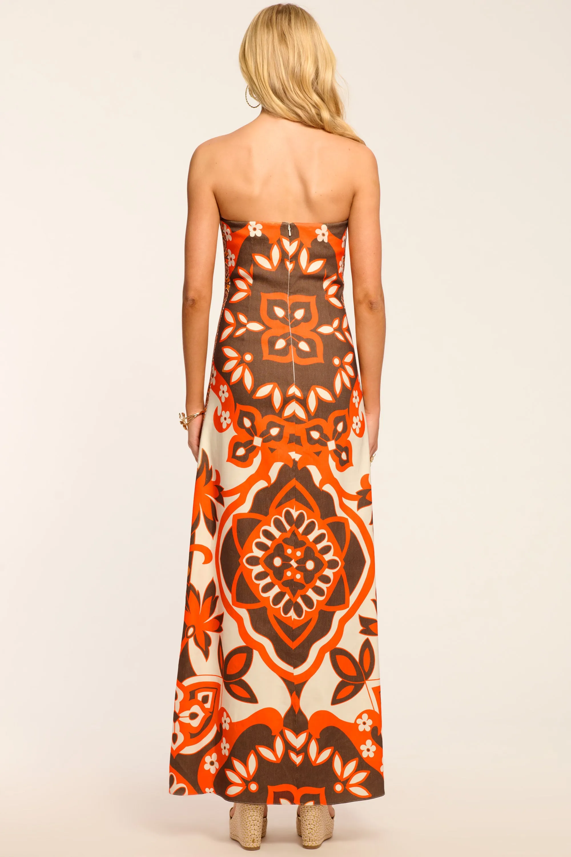 Naila Printed Strapless Maxi Dress sold by Ramy Brook product image thumbnail 3