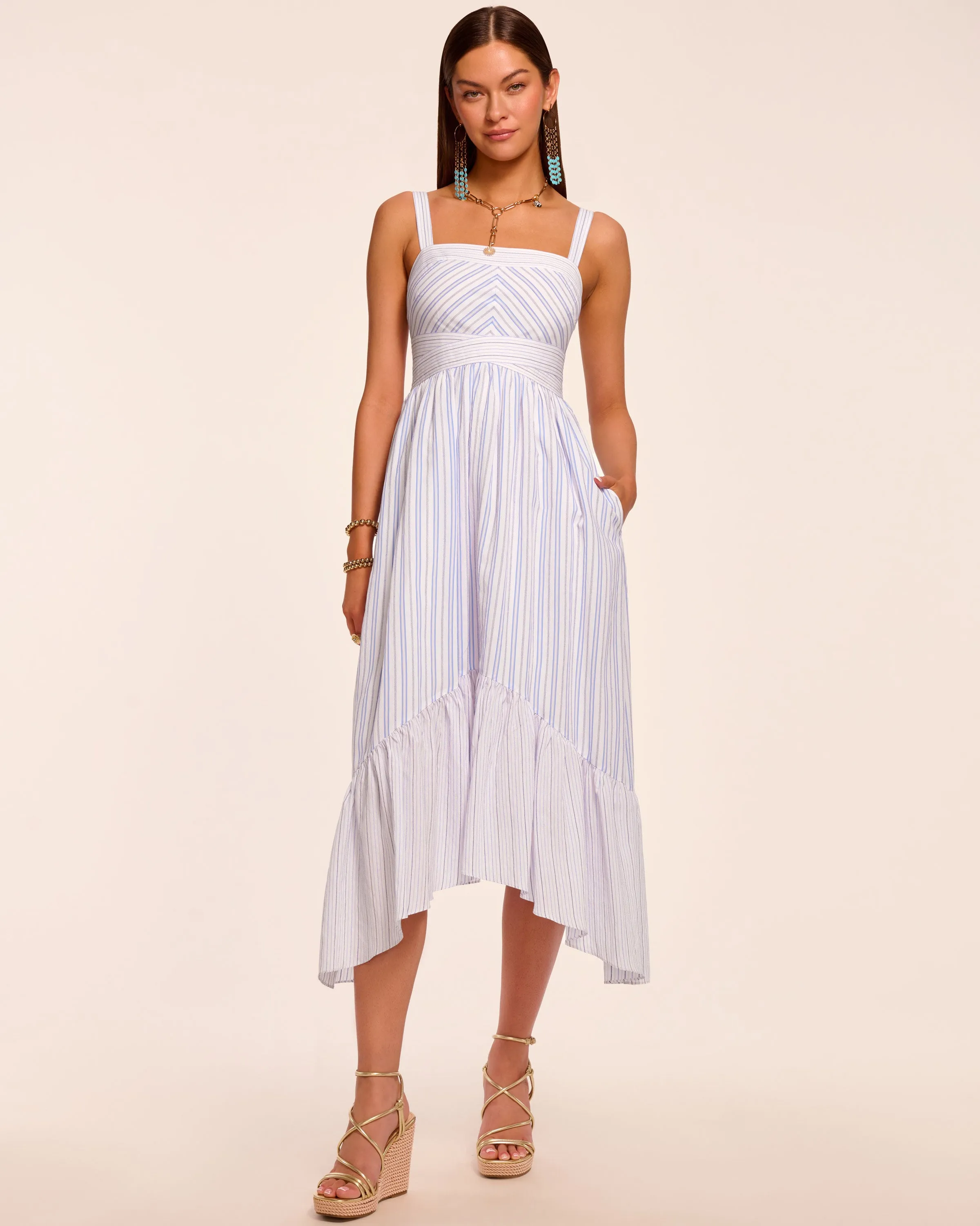 Nadia Printed Midi Dress sold by Ramy Brook