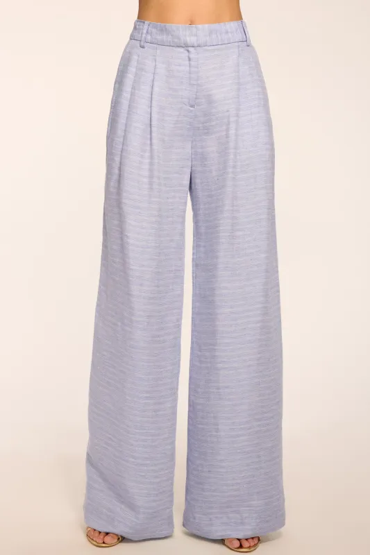 Oscar Textured Linen Pant made by Ramy Brook
