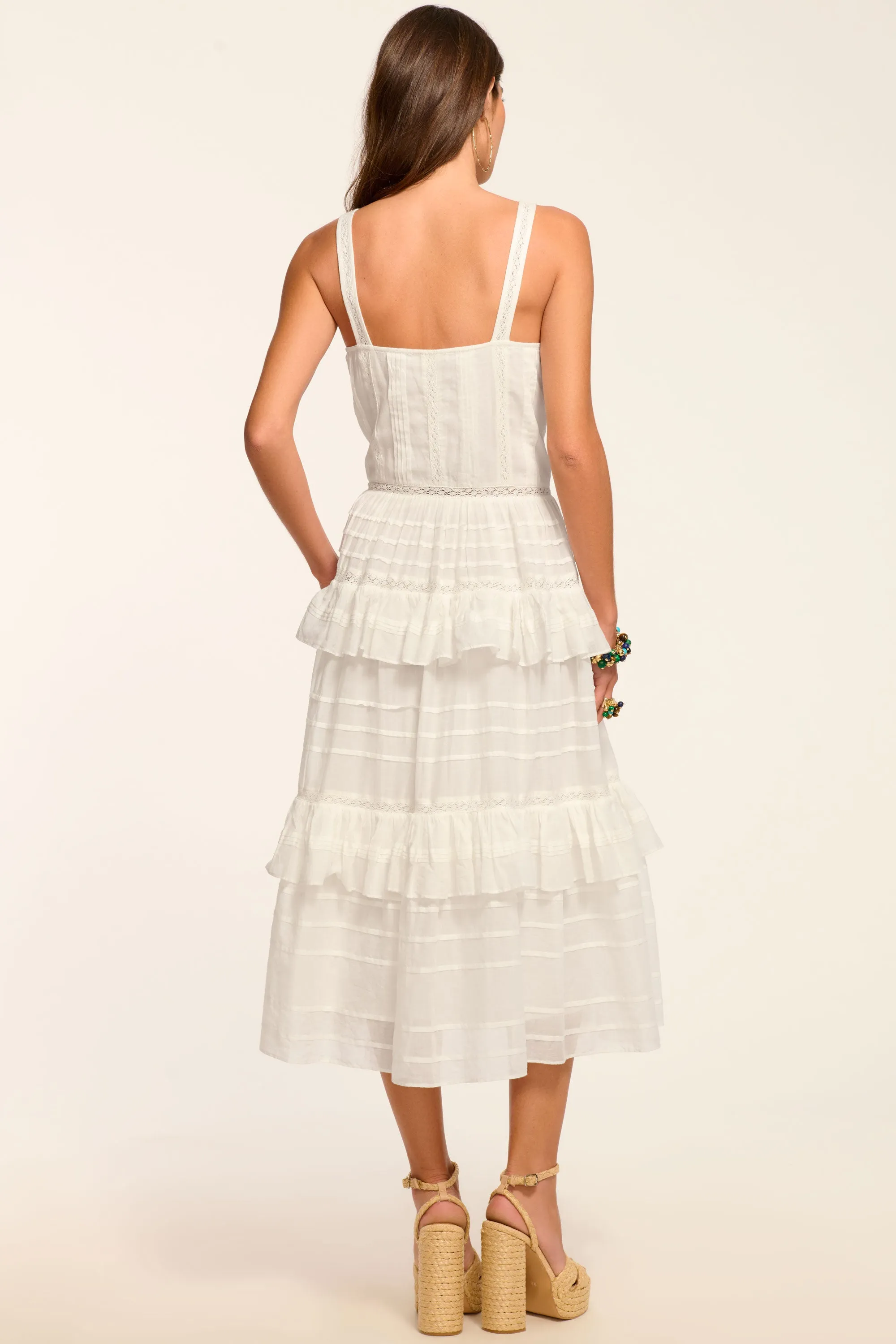 Daria Embroidered Voile Midi Dress sold by Ramy Brook product image thumbnail 4