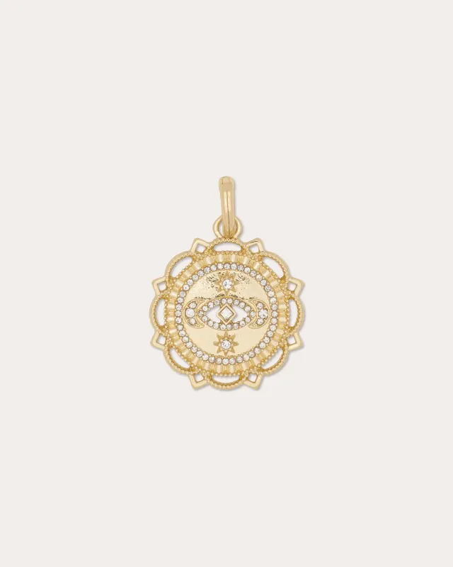 Evil Eye Medallion Charm made by Ramy Brook