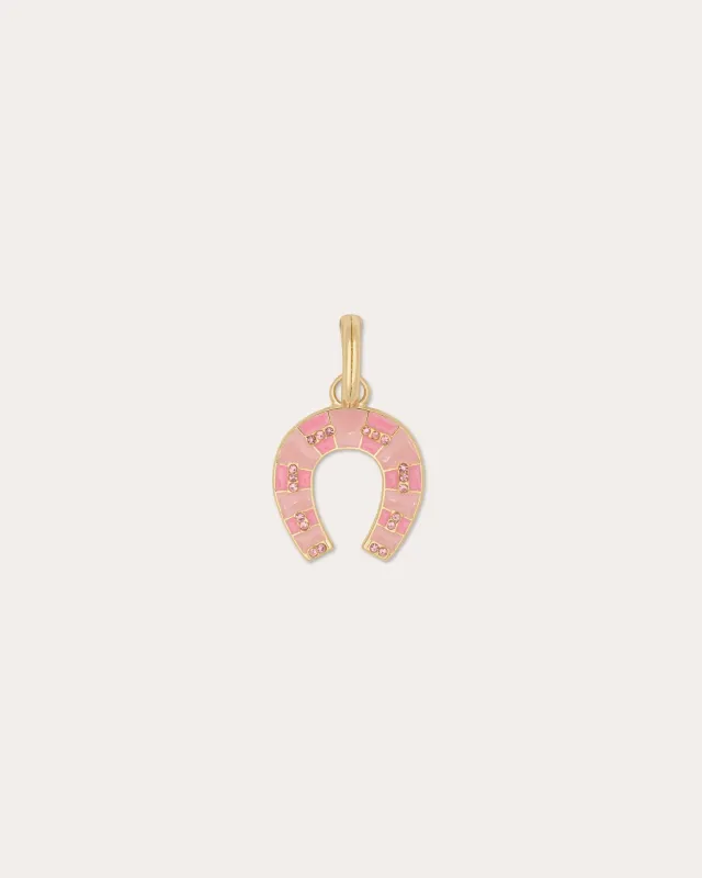 Enamel Horseshoe Charm made by Ramy Brook
