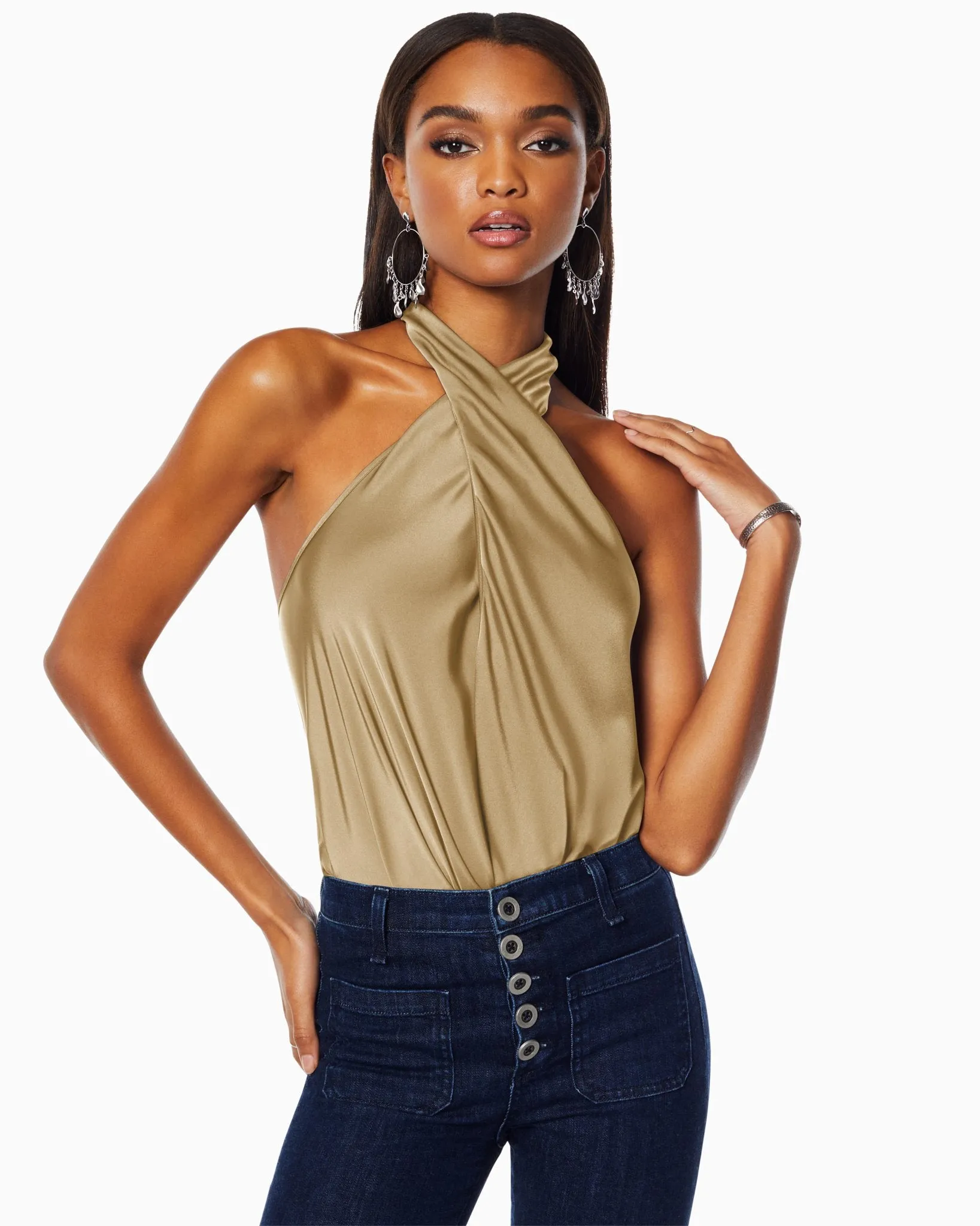 Harriet Halter Tank Top sold by Ramy Brook