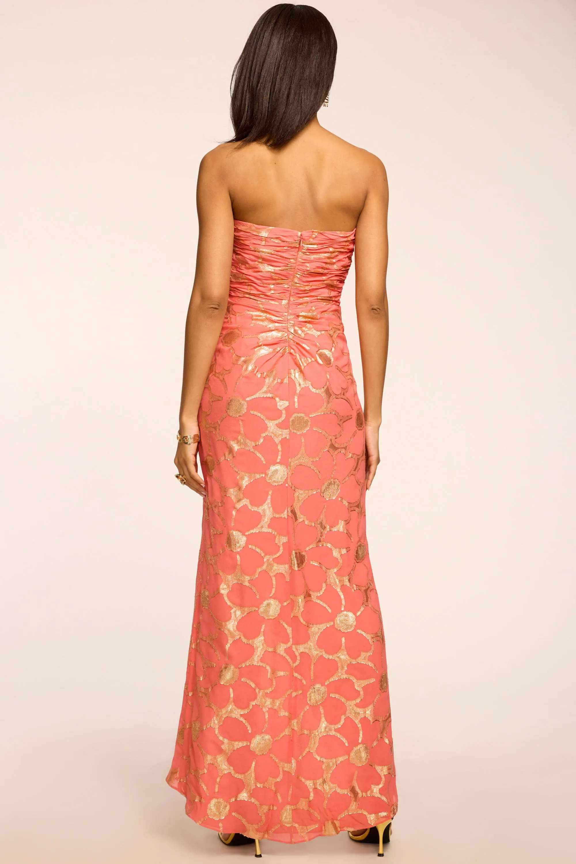 Daisy Goldie Jacquard Strapless Gown sold by Ramy Brook product image thumbnail 4