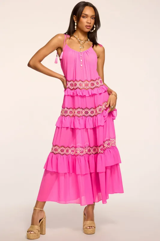 Lisbeth Coverup Midi Dress made by Ramy Brook