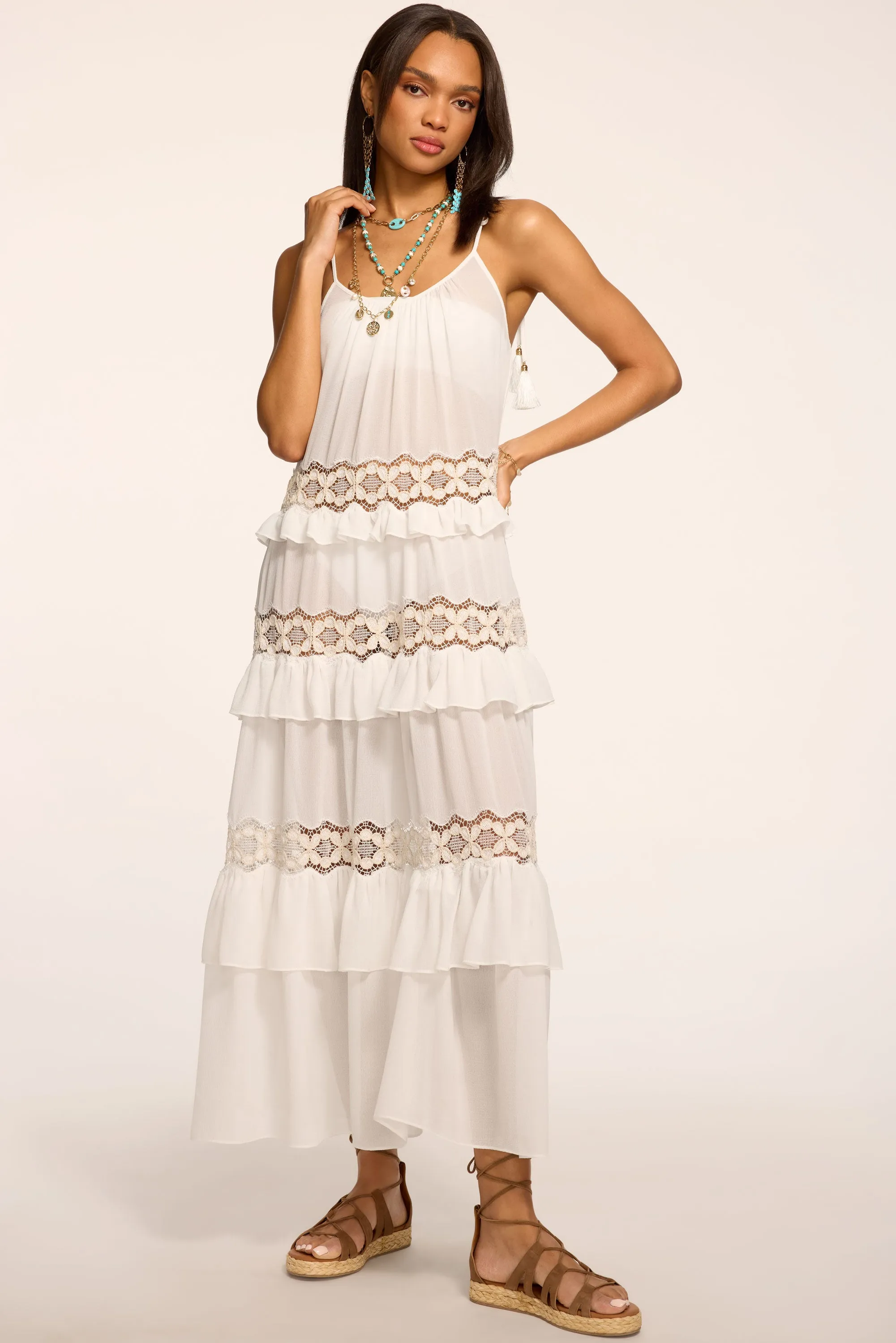 Lisbeth Coverup Midi Dress sold by Ramy Brook product image thumbnail 5