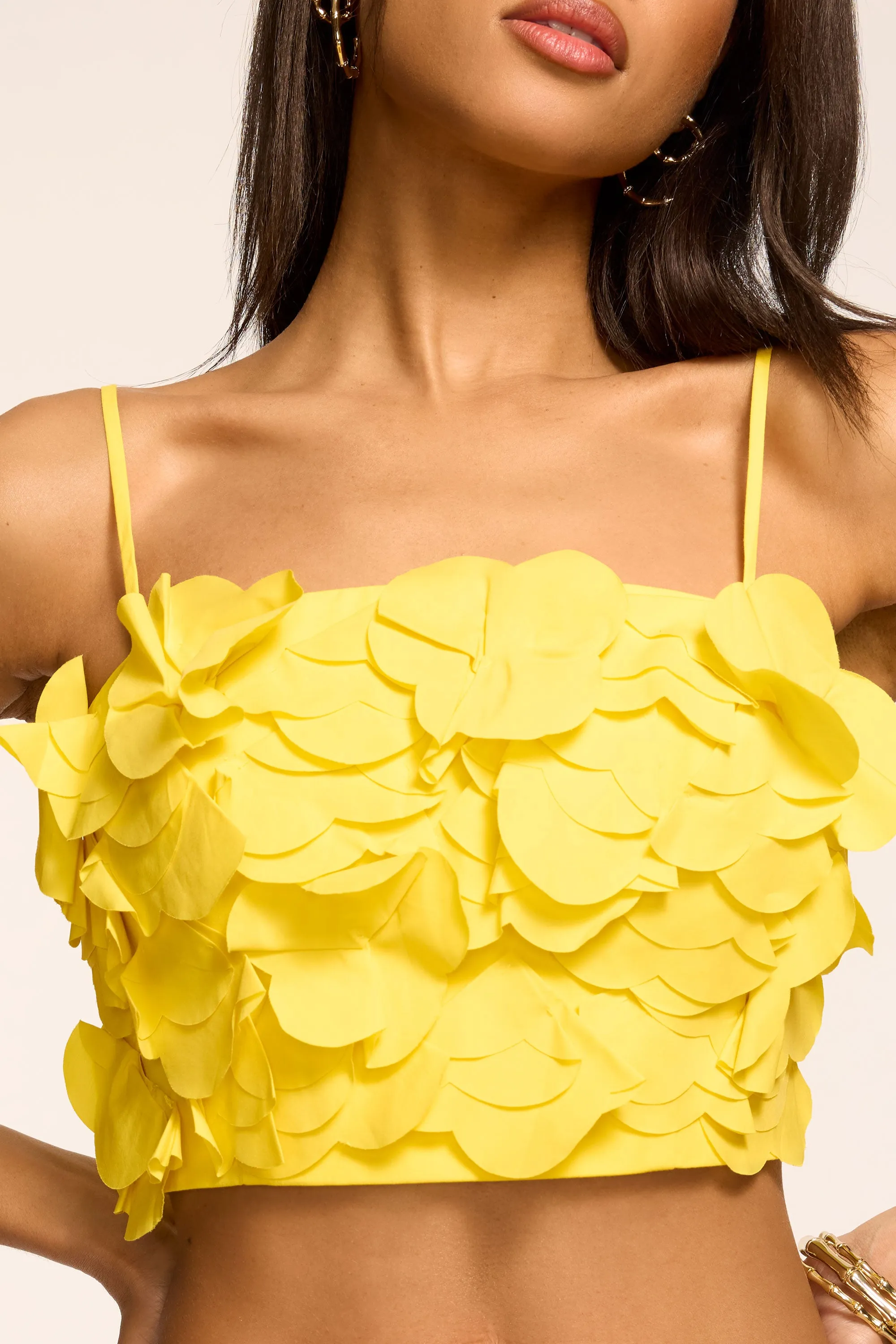 Everly Embellished Cotton Cropped Top sold by Ramy Brook product image thumbnail 2