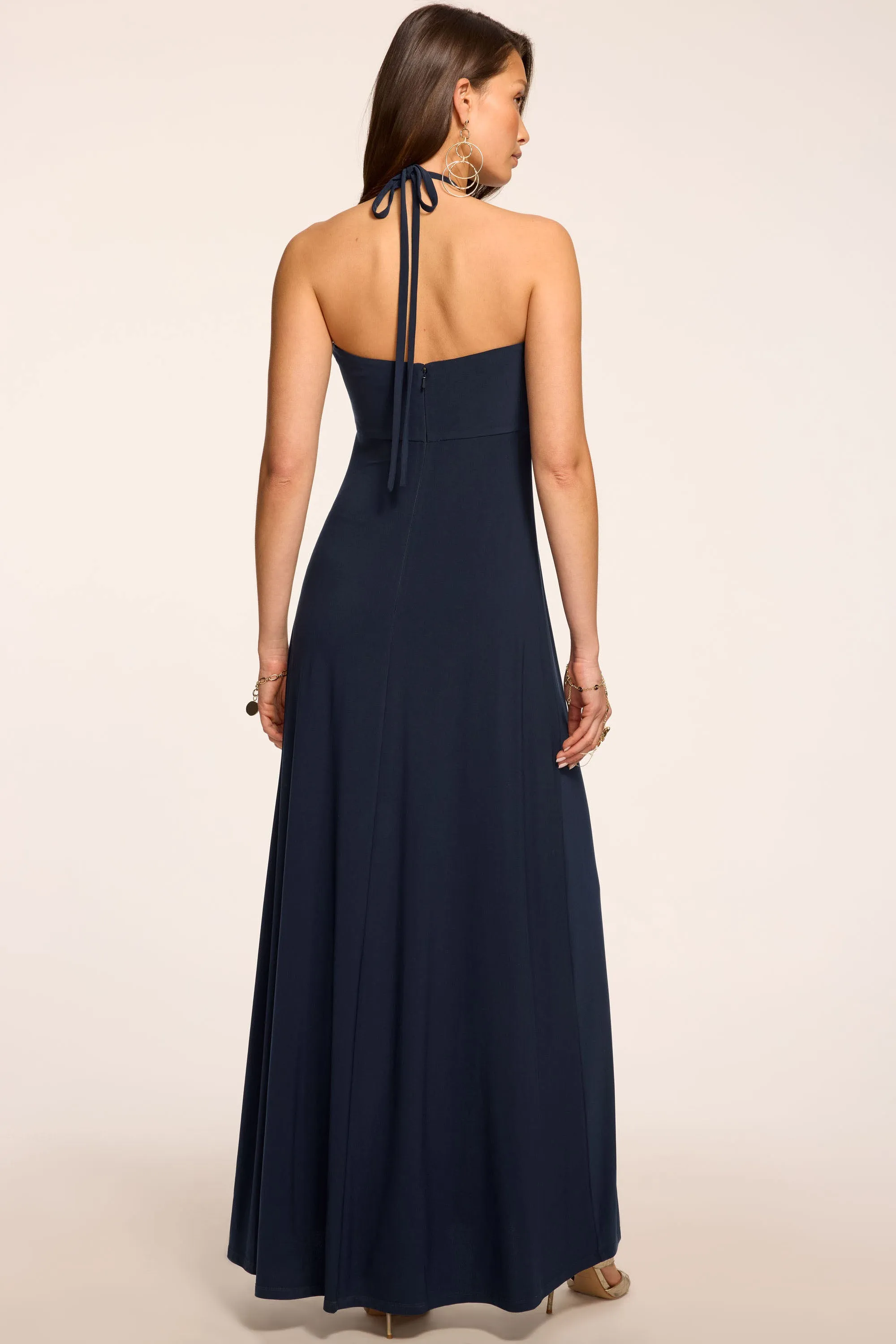 Mira Jersey Halter Maxi Dress sold by Ramy Brook product image thumbnail 4