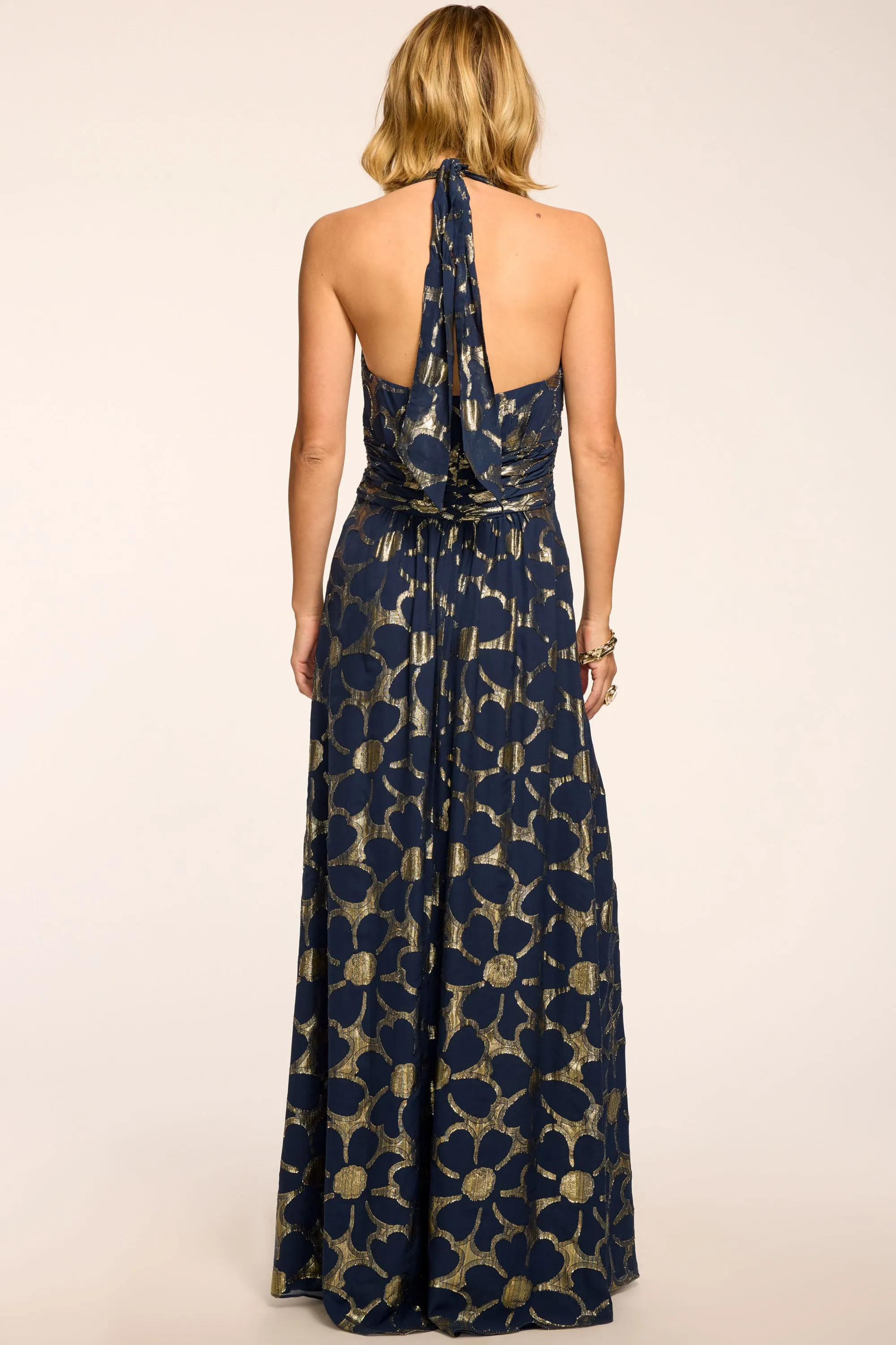Stephanie Jacquard V-Neck Gown sold by Ramy Brook product image thumbnail 4