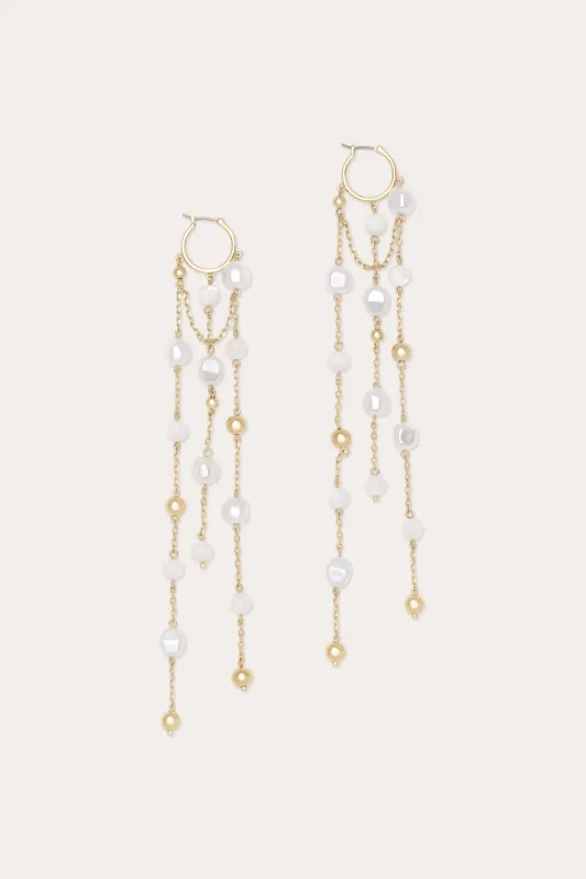 Nira Pearl Earrings made by Ramy Brook