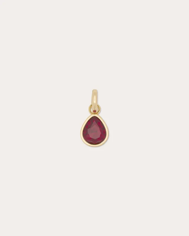 Birthstone Charm | JULY_RUBY made by Ramy Brook