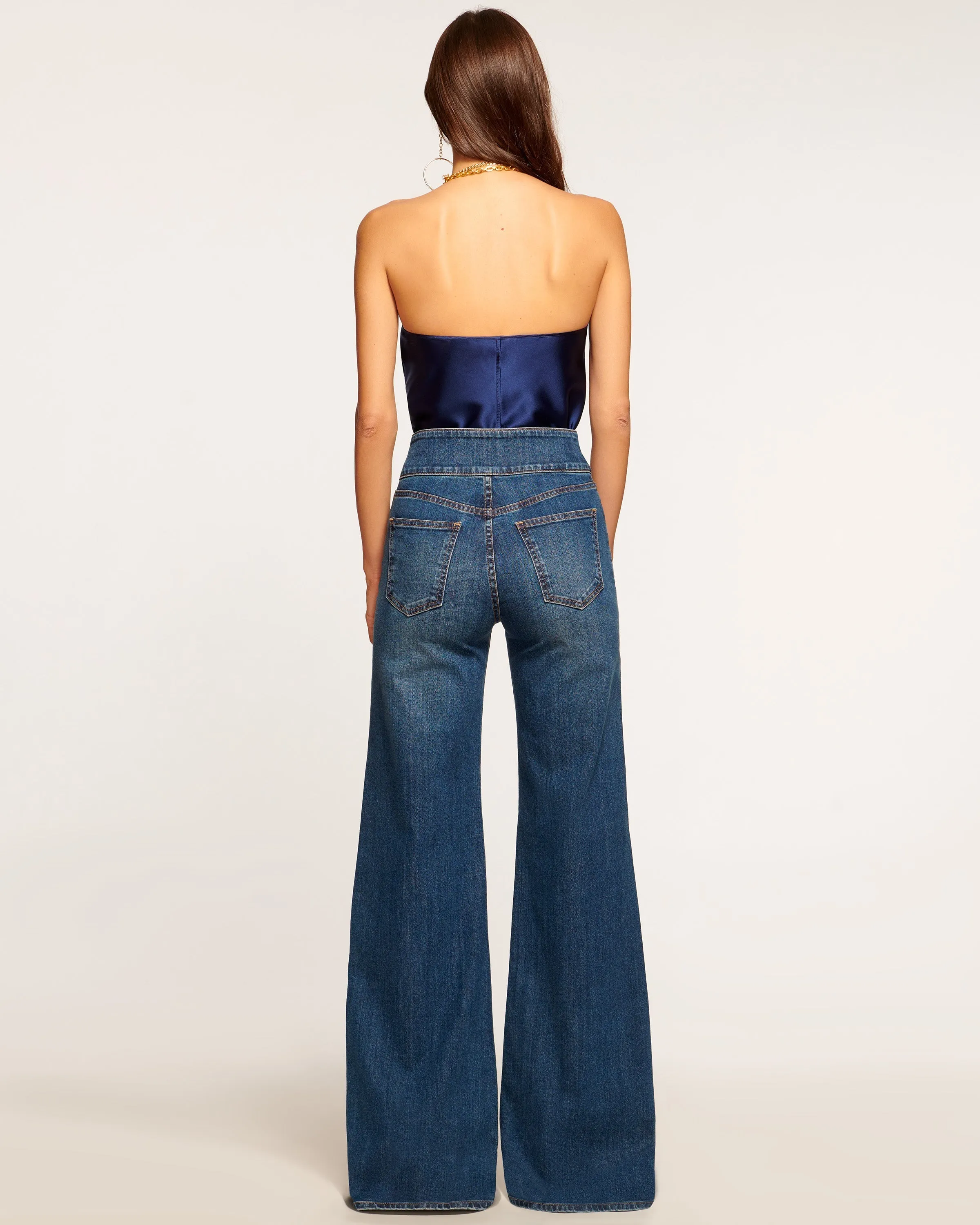 Liv High-Rise Wide Leg Jean | MEDIUM WASH sold by Ramy Brook product image thumbnail 4