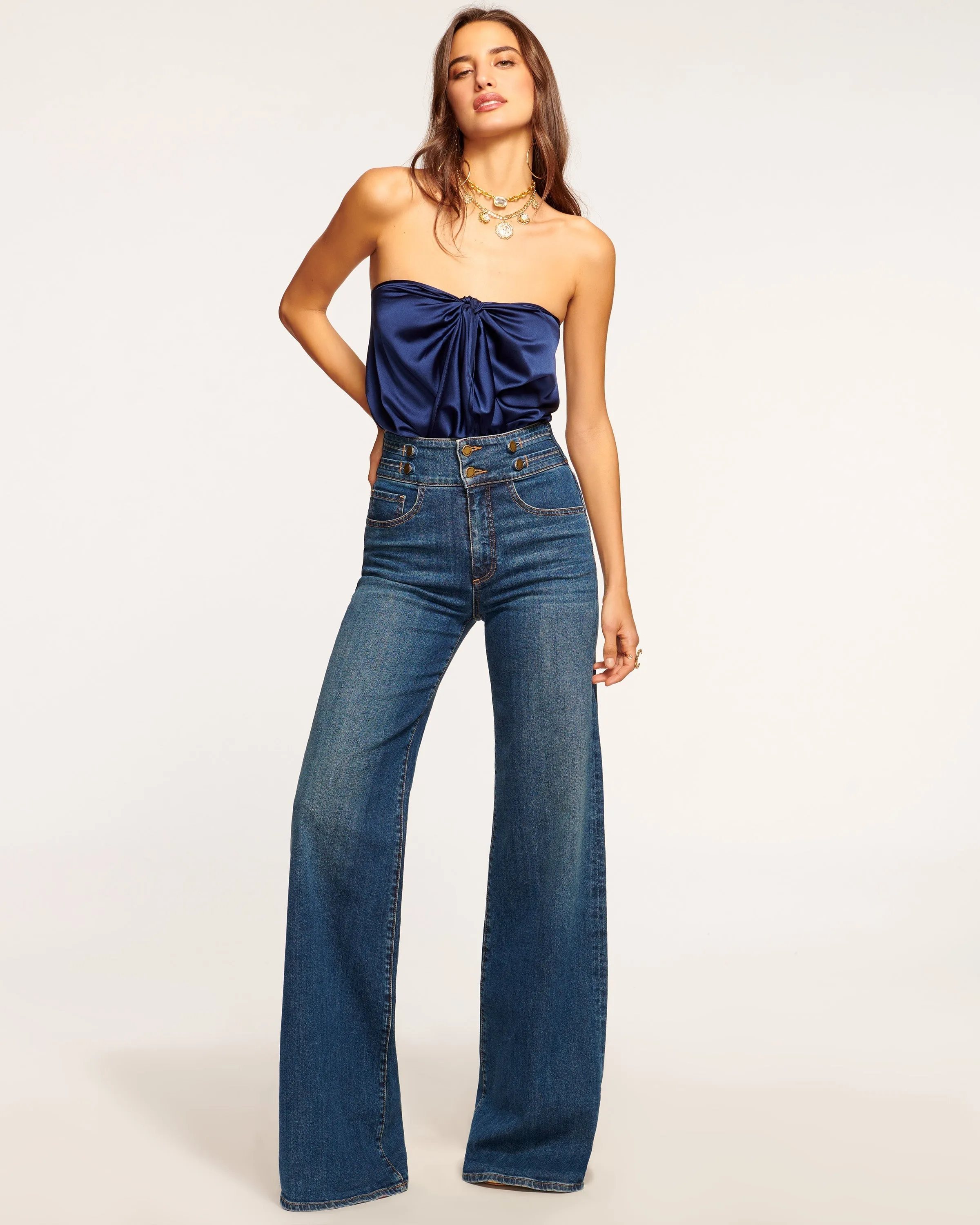 Liv High-Rise Wide Leg Jean | MEDIUM WASH sold by Ramy Brook product image thumbnail 2