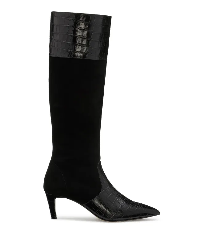 Cassie Heeled Boots | BLACK made by Ramy Brook