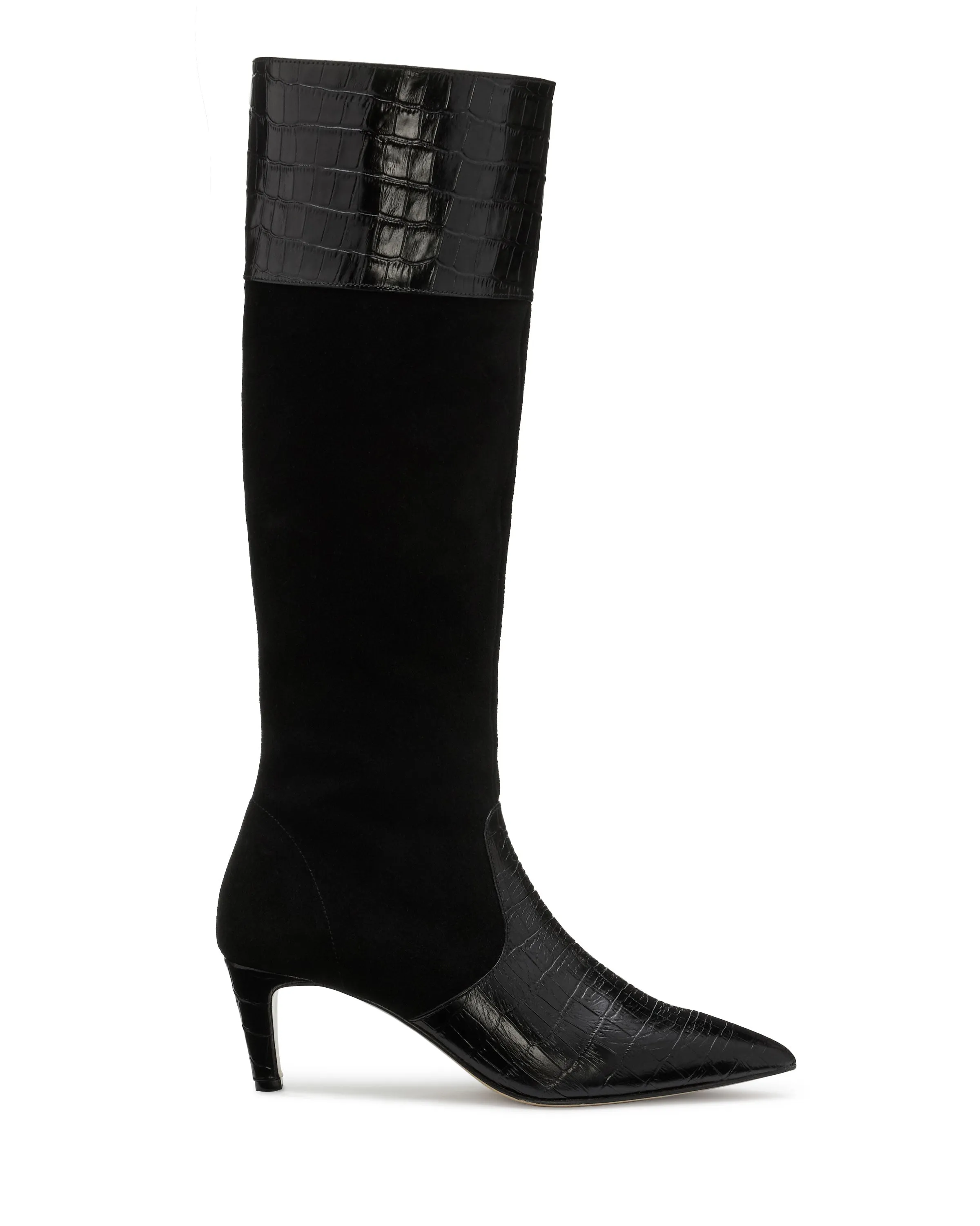 Cassie Heeled Boots | BLACK sold by Ramy Brook