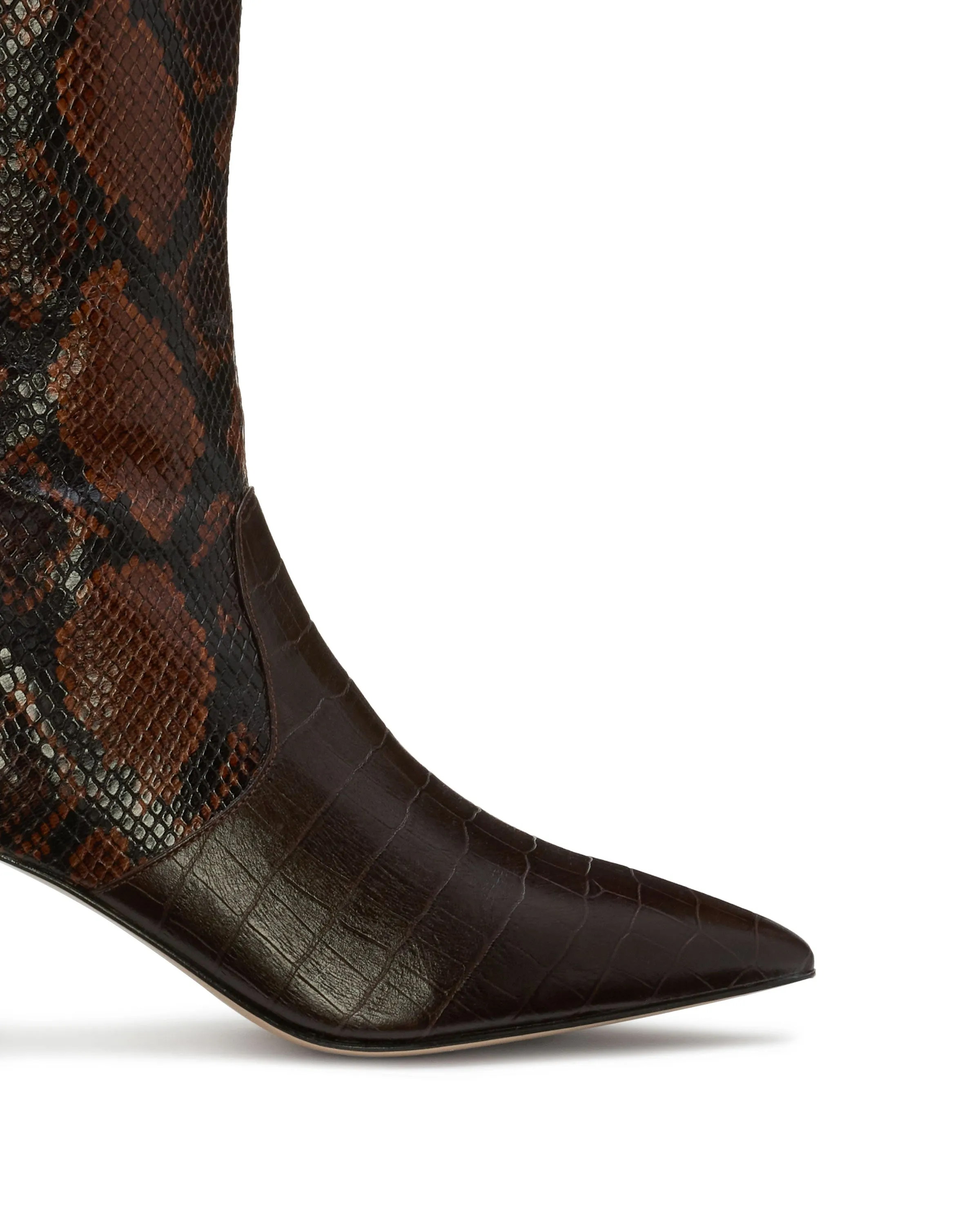 Cassie Heeled Boots | BROWN SNAKE sold by Ramy Brook product image thumbnail 5