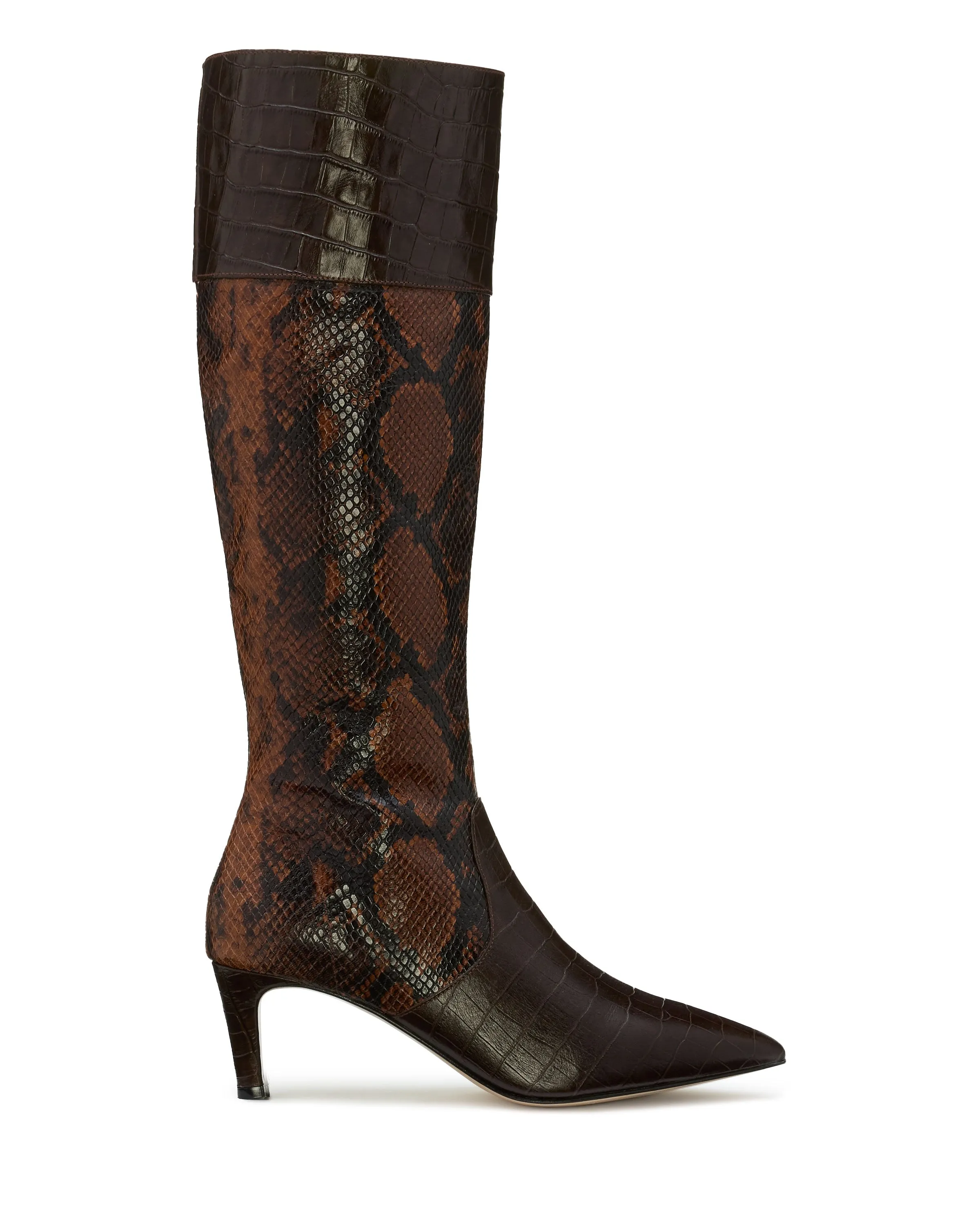 Cassie Heeled Boots | BROWN SNAKE sold by Ramy Brook product image thumbnail 2