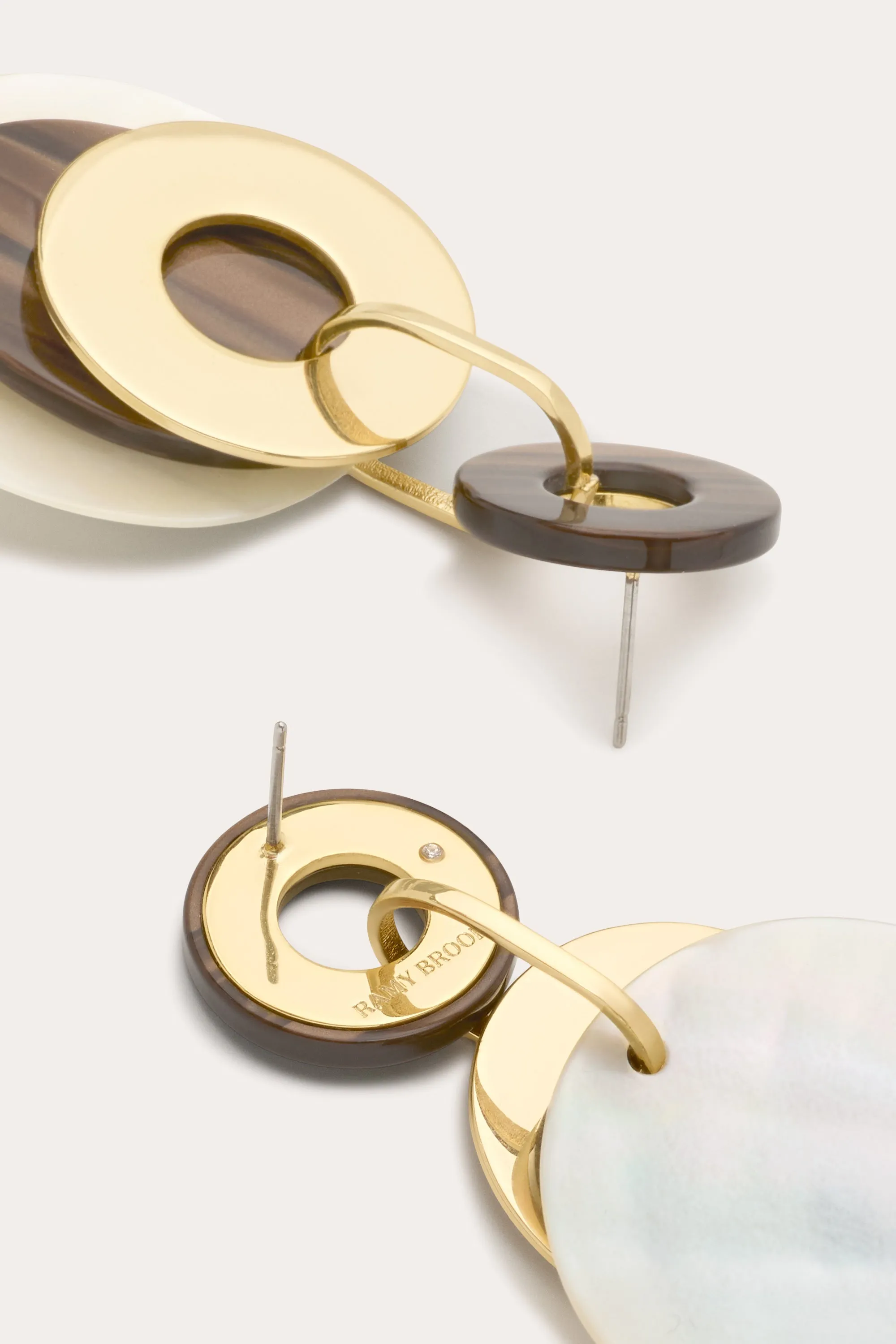 Polina Link Statement Earrings sold by Ramy Brook product image thumbnail 3