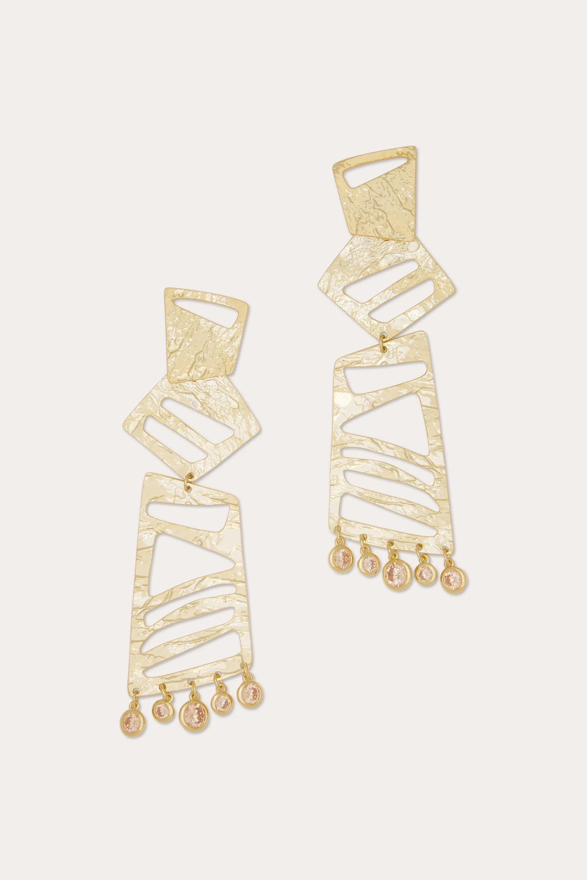 Elina Geometric Statement Earrings sold by Ramy Brook