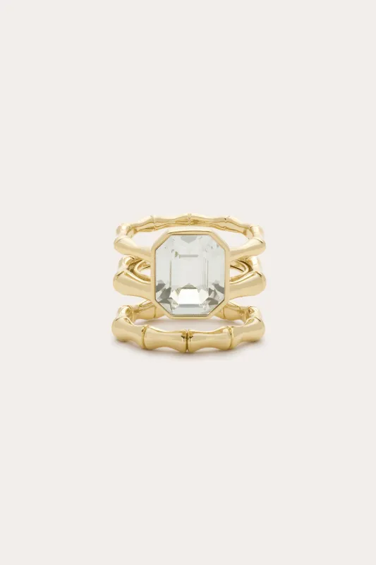 Chiara Gemstone Stacked Ring made by Ramy Brook
